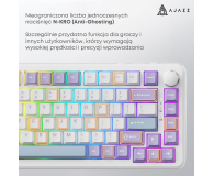Ajazz AK820 MAX Magnetic switches Purple White RGB - 1536366 - zdjęcie 11